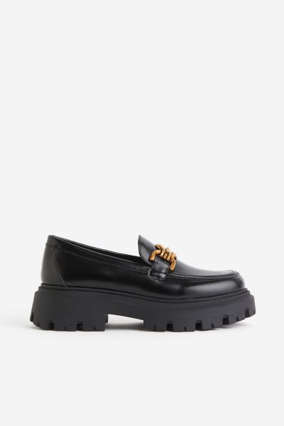Mocasines con suela gruesa - Negro - MUJER | H&M ES | H&M (FR, IT, ES, PT, BE)