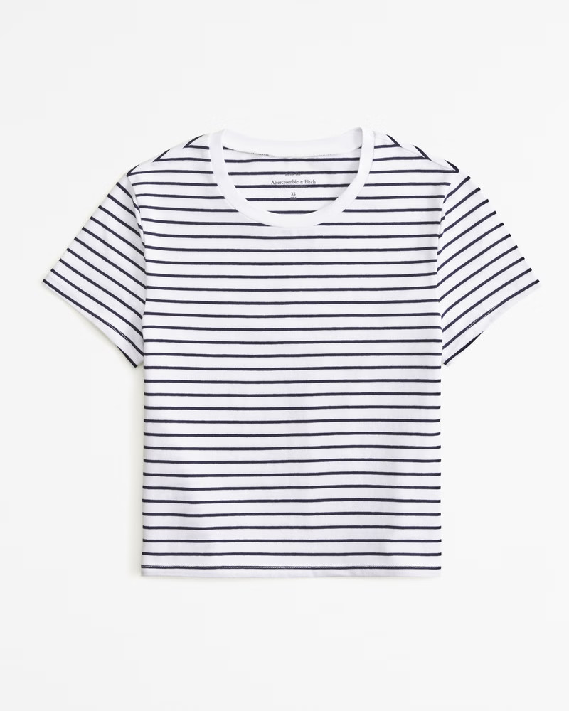Women's Essential Baby Tee | Women's Tops | Abercrombie.com | Abercrombie & Fitch (US)