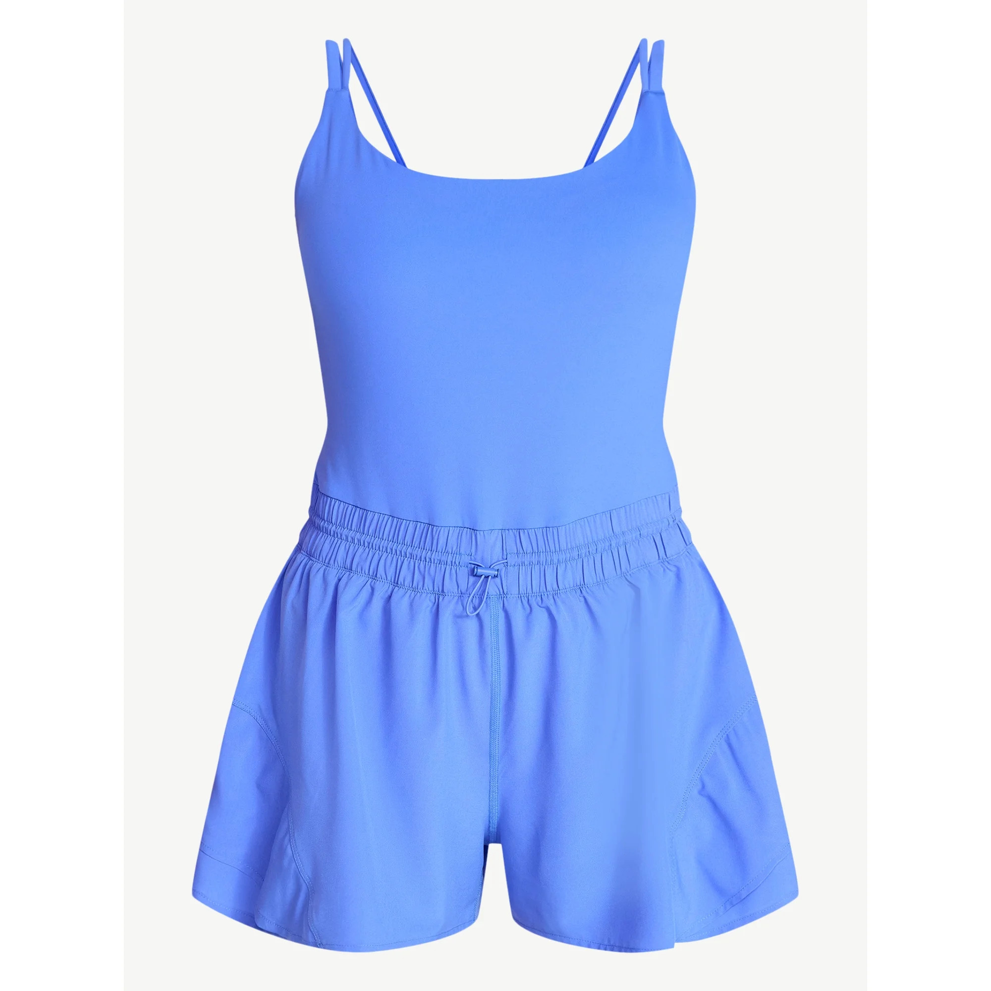 Avia Women's Clinched Waist Romper, Sizes XS-4X | Walmart (US)