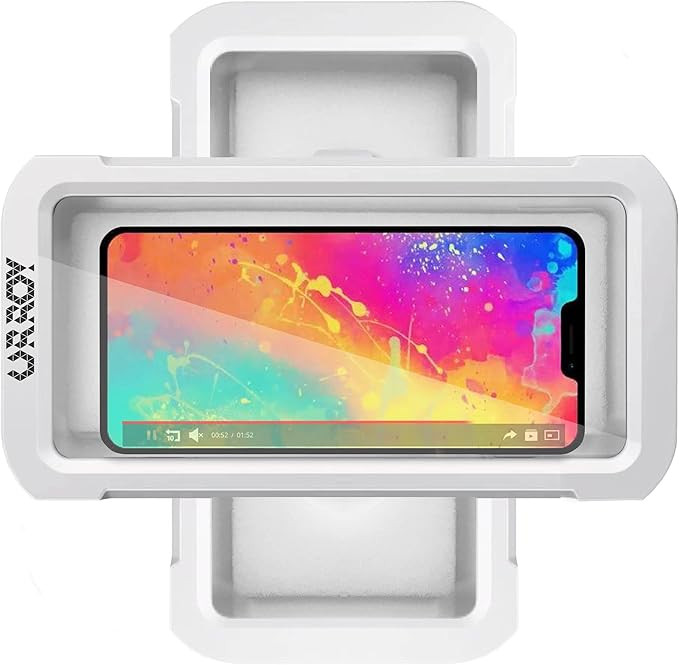 Amazon.com: Waterproof Shower Phone Holder, URROY 360° Rotation Shower Phone Case, Anti-Fog High... | Amazon (US)