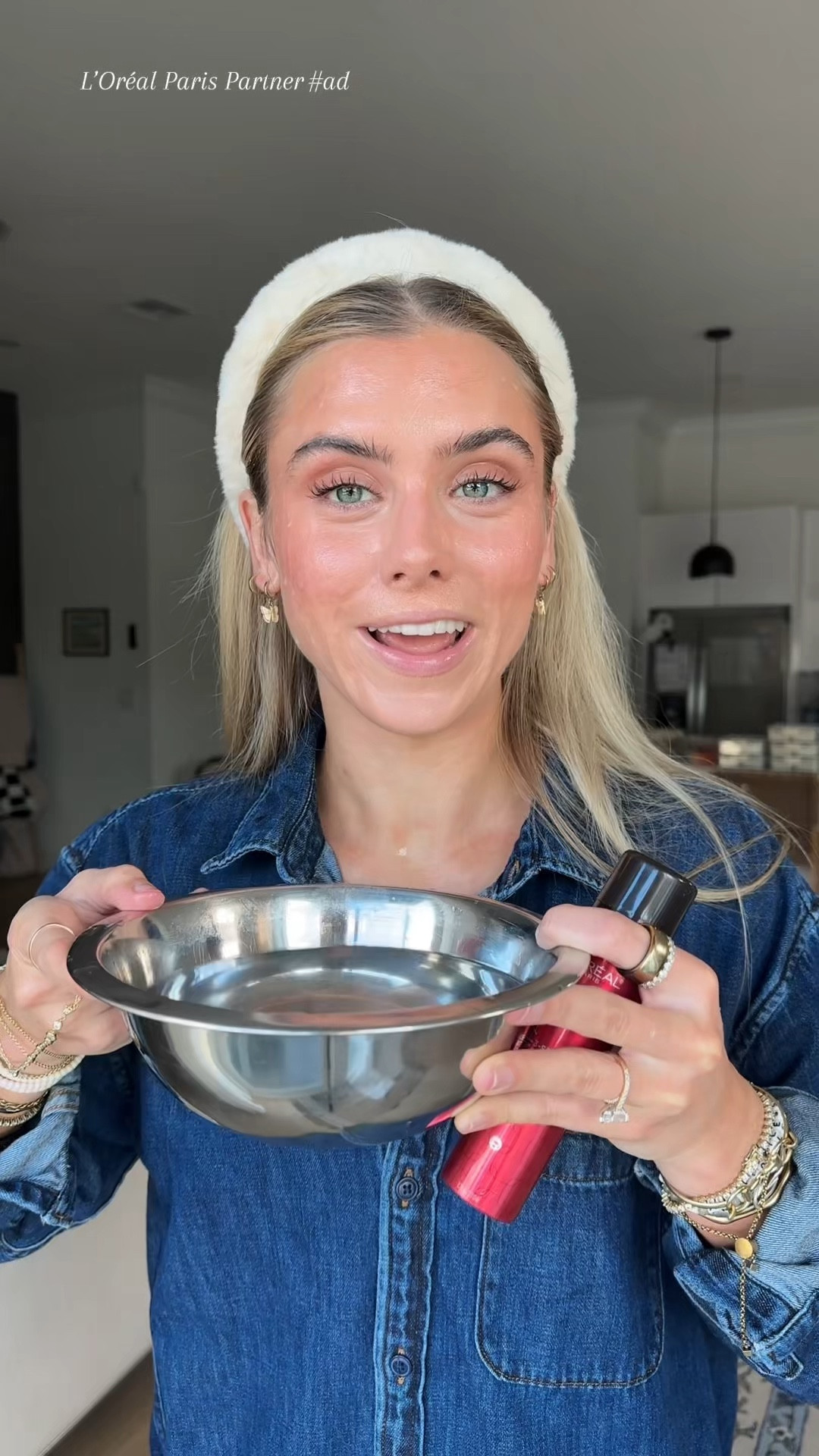 #LOrealParisPartner #ad putting my setting spray to the test … like truly to the test 😂 if a paper towel and water bowl test to this setting spray isn’t enough then I’m not sure what is! Comment “SPRAY” and I’ll message you the link to shop this setting spray and my other beauty favorites.  This is the @lorealparis Setting Spray and if you haven’t tried this out it is a gamechanger from @target. 💦 And speaking of gamechangers this setting spray is a necessity for gamedays! We are talking up to 36 hour wear time, sweat resistant, smudge resistant, phone resistant, and waterproof. @shop.ltk #liketkit LTK LINK HERE. 

#Target #TargetPartner #LOrealParisMakeup #LOrealParisCosmetics @targetstyle #lorealparis #lorealpariscosmetics #settingspray #settingspraytest #waterproofmakeup #waterproofsettingspray #makeup #lorealsettingspray #lorealinfalliblesettingspray #makeuphack #makeupmusthave #drugstoremakeup #affordablemakeup #targetbeauty #targetmakeup #targethaul L'Oreal Paris Infallible 3-Second Setting Spray Mist, Microfine Mist for up to 36HR Wear, Clear

#LTKgrwm #LTKFindsUnder50 #LTKBeauty