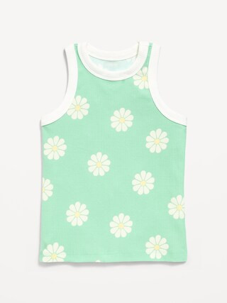Fitted Ribbed Tank Top for Girls | Old Navy (US)