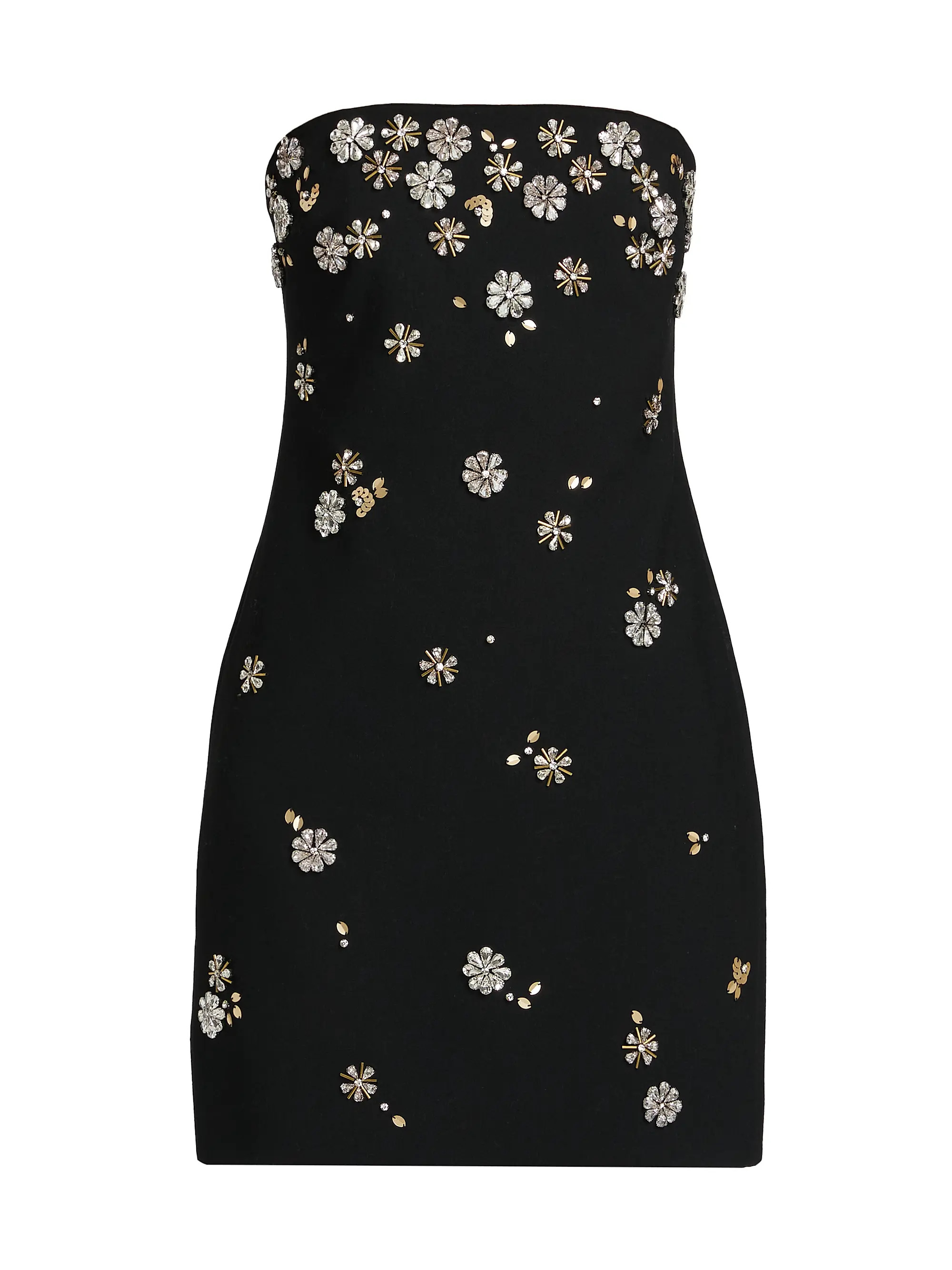 Samia Tumbling Flowers Strapless Minidress | Saks Fifth Avenue