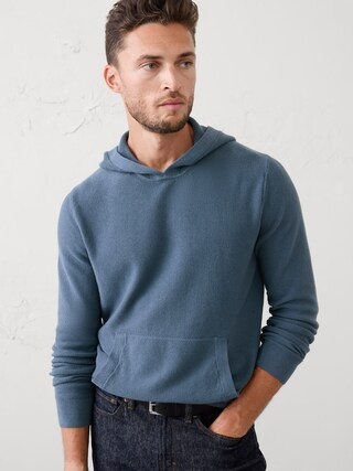 Textured Sweater Hoodie | Banana Republic Factory