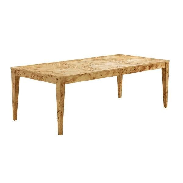 Brandyss Natural Burl Rectangular Dining Table | Bed Bath & Beyond