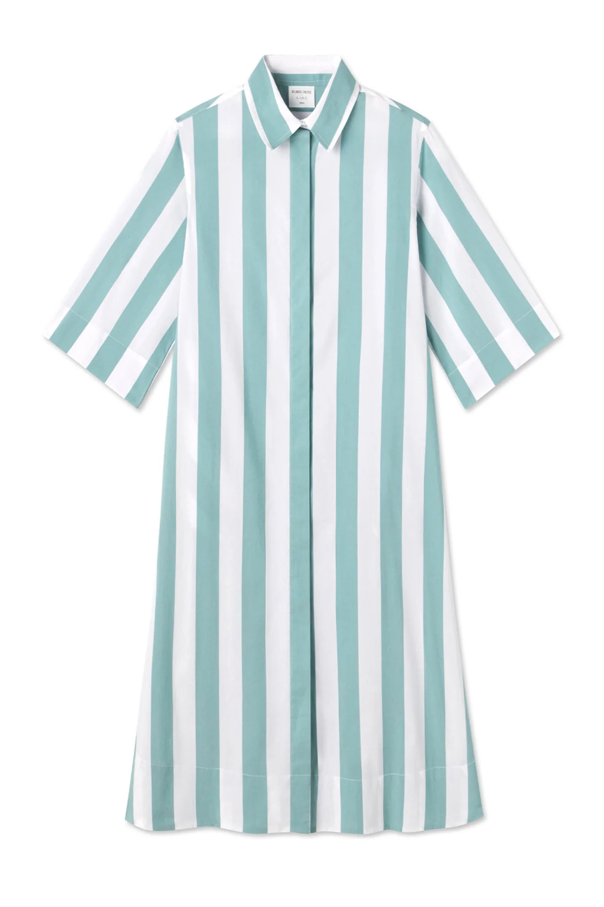 Marnie Caftan in Azure Stripe | Lake Pajamas