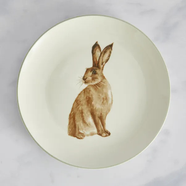 Homestead Hare Porcelain Side plate | Dunelm (migrated)