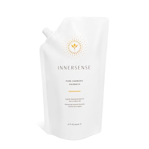INNERSENSE Organic Beauty - Natural Pure Harmony Hairbath Shampoo | Non-Toxic, Cruelty-Free, Clean Haircare (32oz Refill Pouch) | Amazon (US)