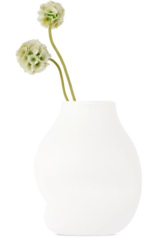 White Boulder Vase | SSENSE