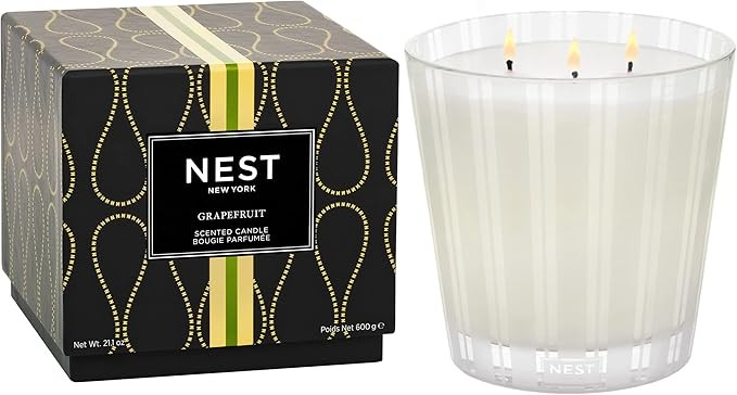 NEST Fragrances NEST03GF002 3-Wick Candle- Grapefruit , 21.2 oz | Amazon (US)
