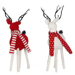 Assorted 18" Red & White Standing Deer by Ashland®, 1pc. | Michaels | Michaels Stores