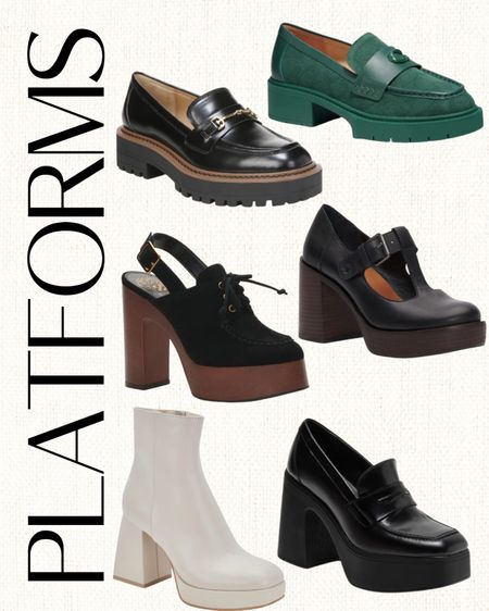 Must-have platform shoes for the fall season! Fall shoes you need to have 

#LTKSeasonal #LTKstyletip #LTKshoecrush