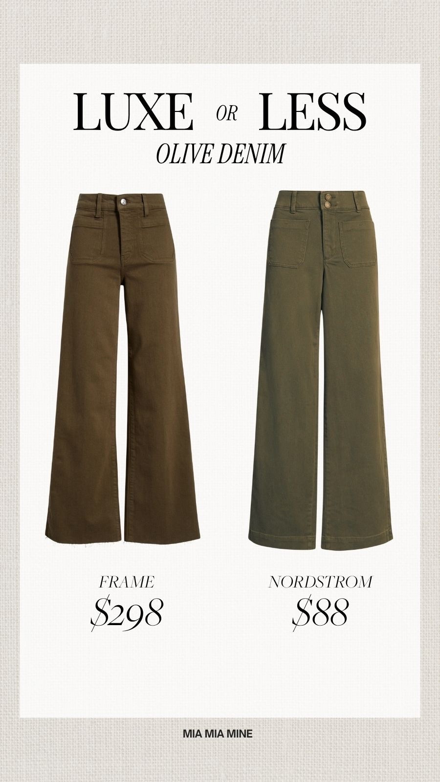 Save or splurge zip up suede booties 
Frame olive jeans on sale 
Nordstrom Olive jeans 
Patch pocket wide leg jeans

#LTKSeasonal #LTKOver40 #LTKSaleAlert