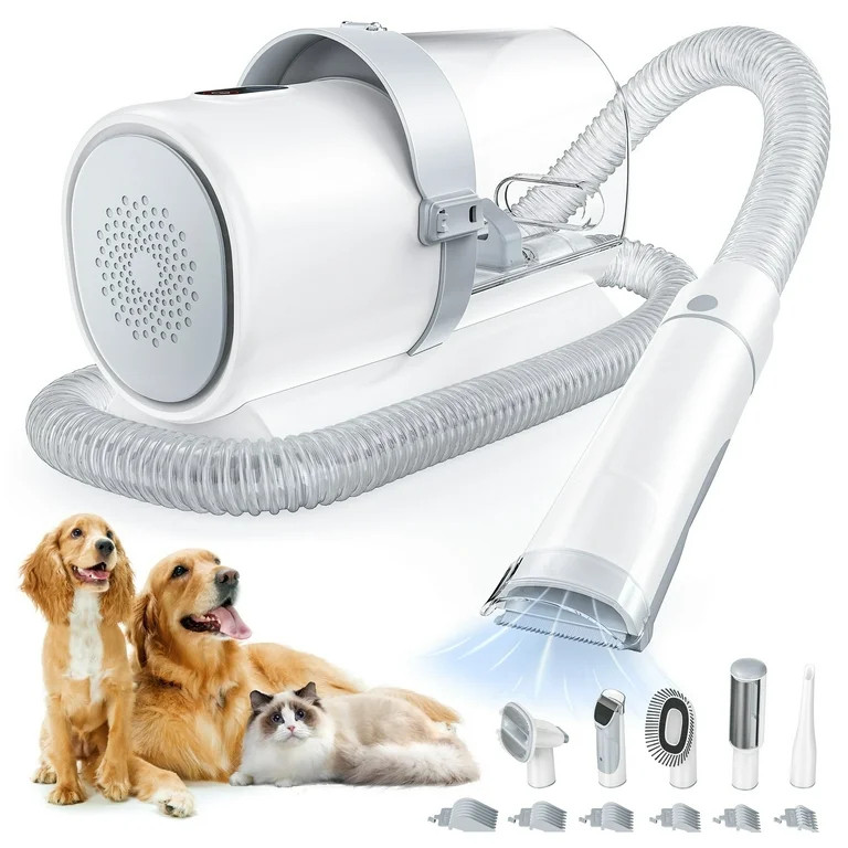 edx Dog Grooming Kit, 2.5L Pet Hair Grooming Vacuum, 5-In-1 Electric Clippers Cleaning Sets For D... | Walmart (US)