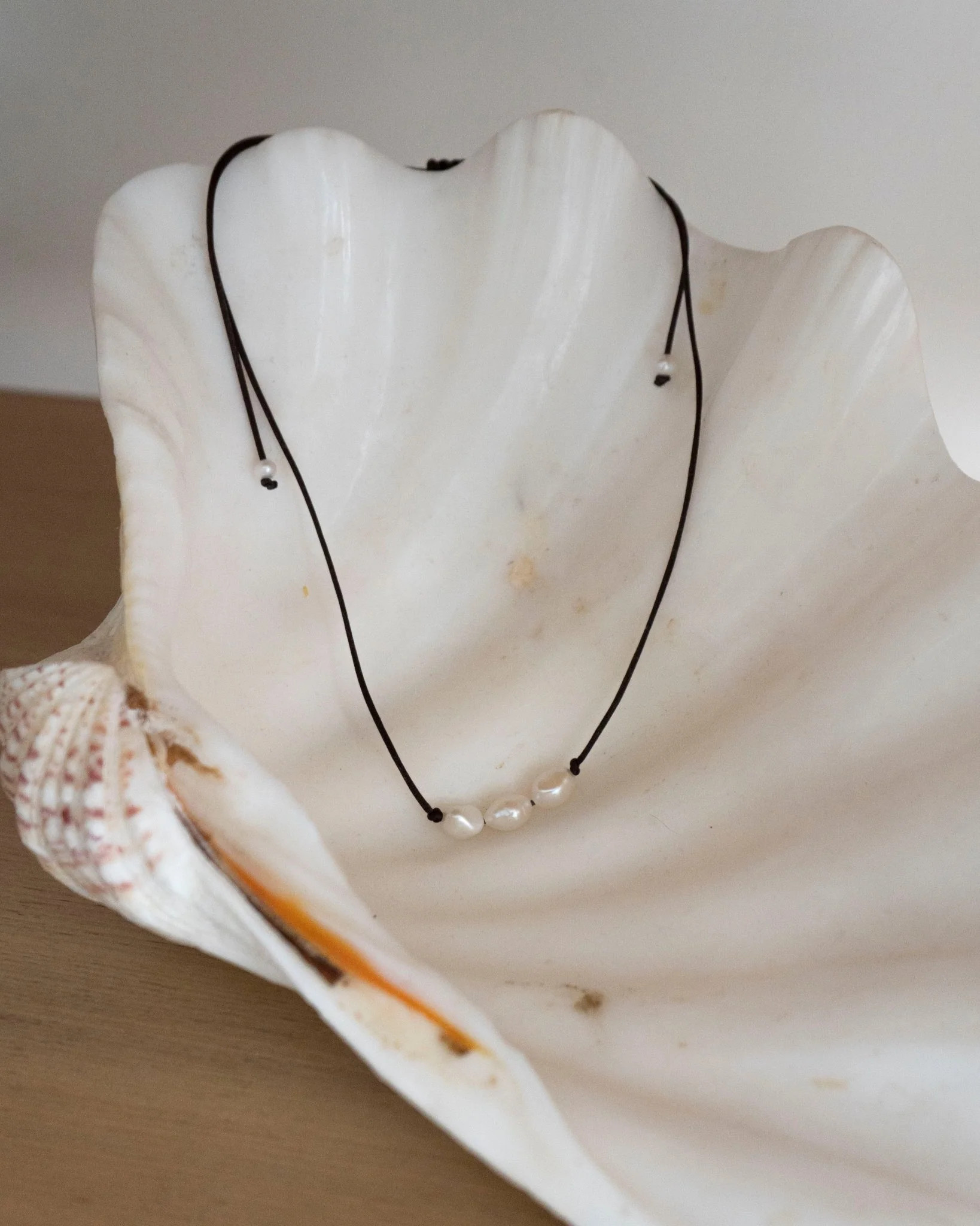 Tai Freshwater Pearl Trio on Silk Cord | Cupcakes and Cashmere LLC