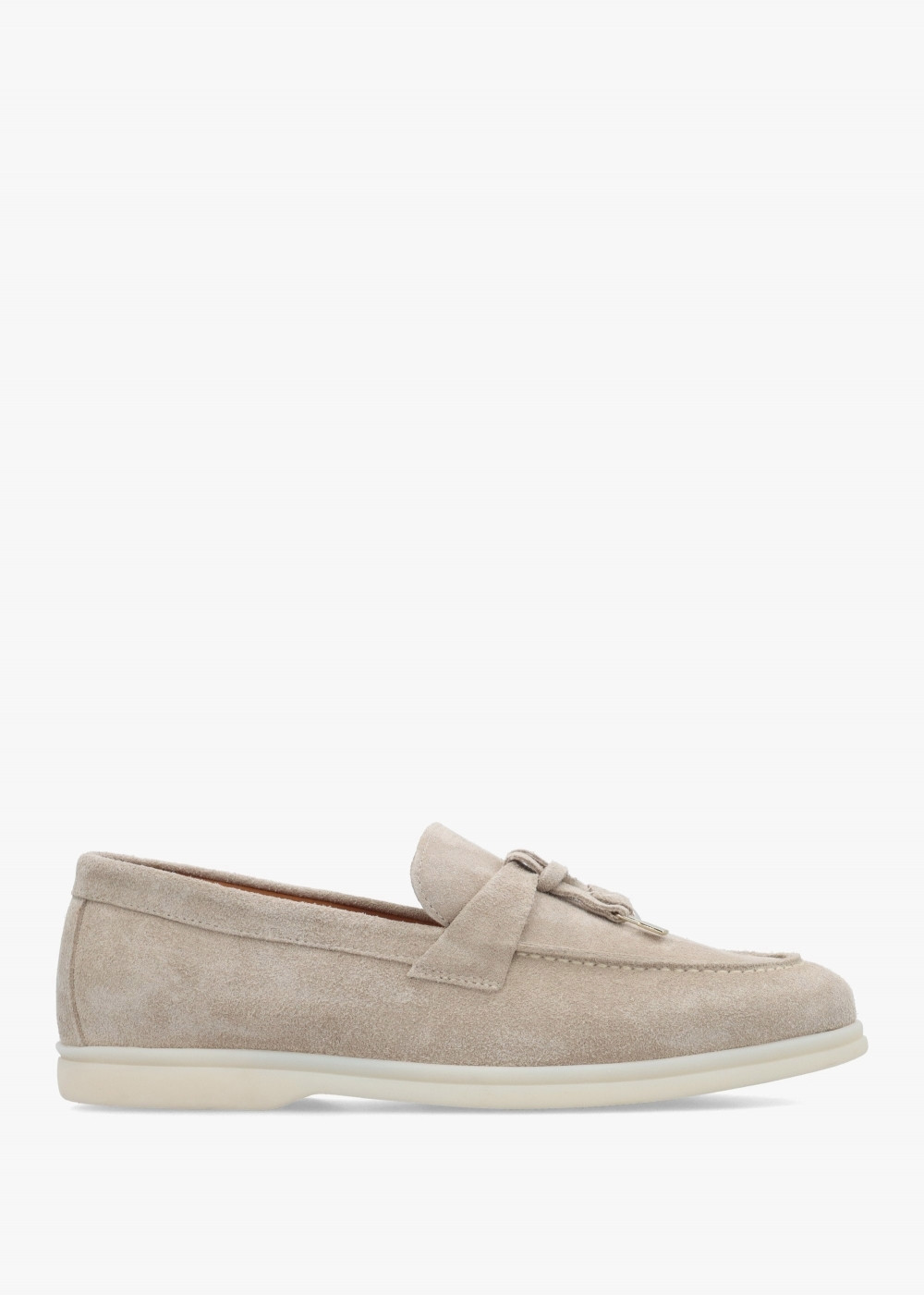 Siani Grey Suede Loafers | Daniel Footwear (UK)