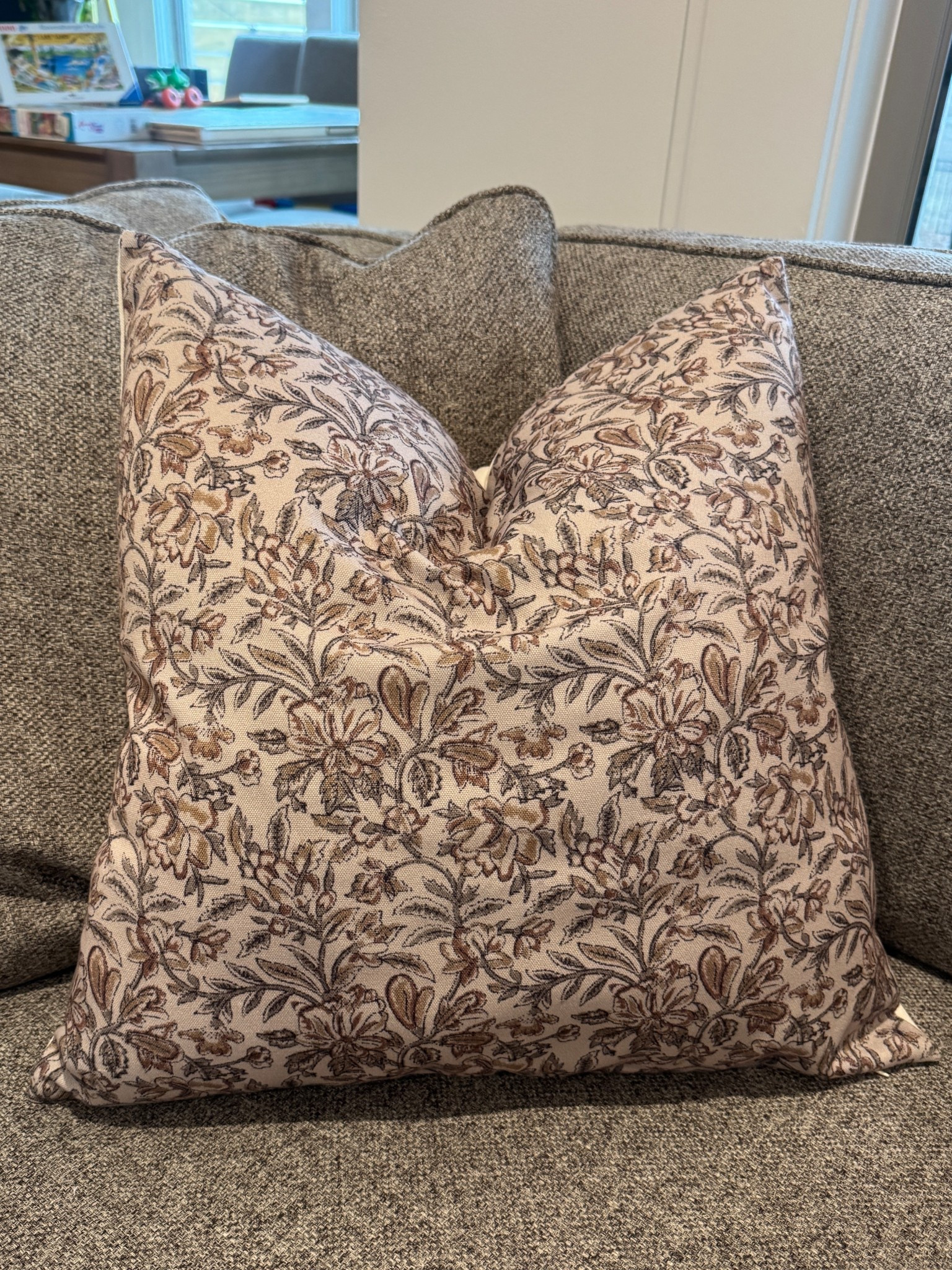 Obsessed with this pillow cover!!! So cute and these pillow inserts have insane reviews. So cute and affordable - also linked target pillow I just paired it with 

Living room decor / spring home refresh 

#LTKSeasonal #LTKHome #LTKSpringSale