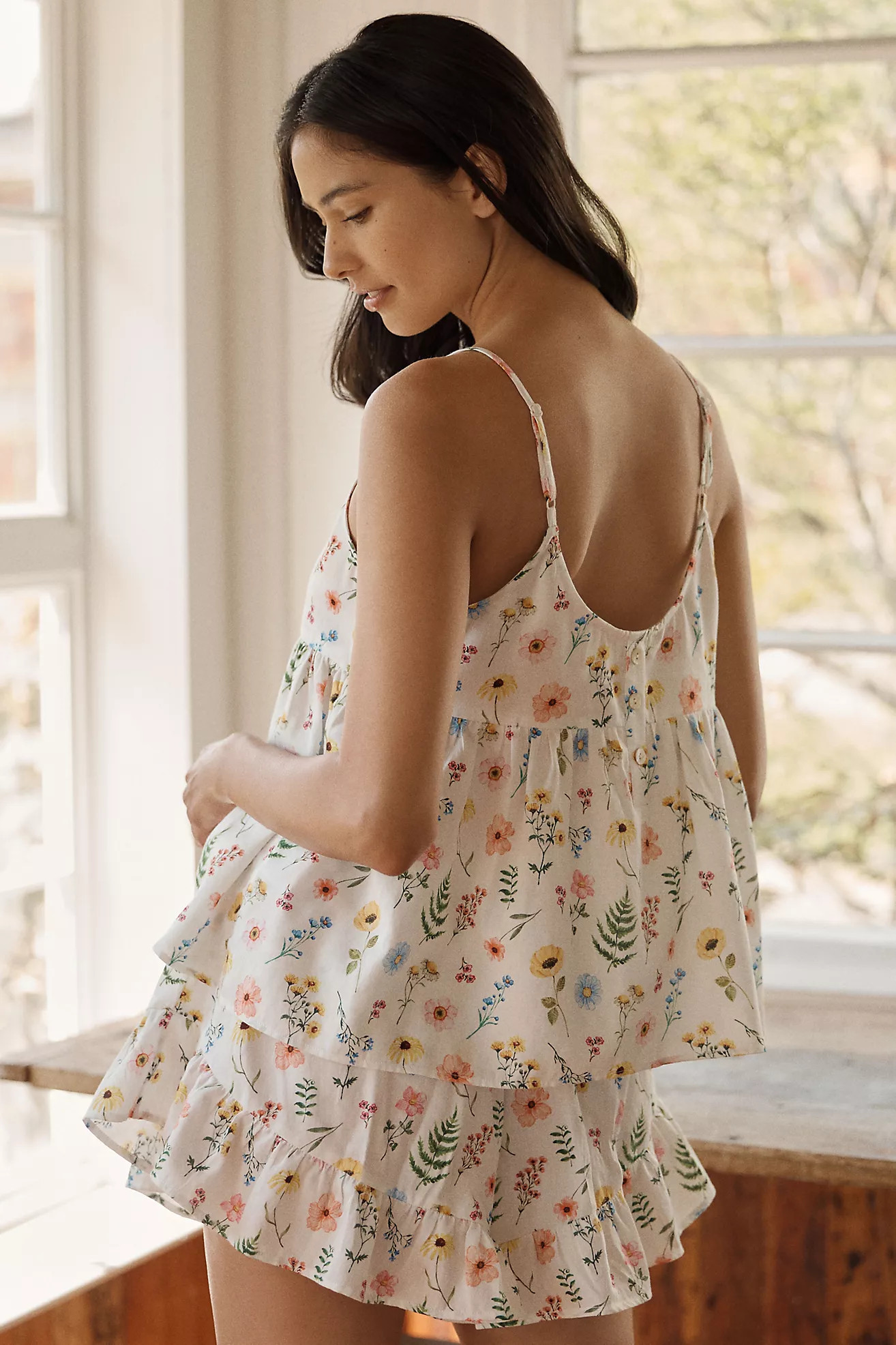 Papinelle Elodie Cotton Sateen Pajama Set | Anthropologie (US)