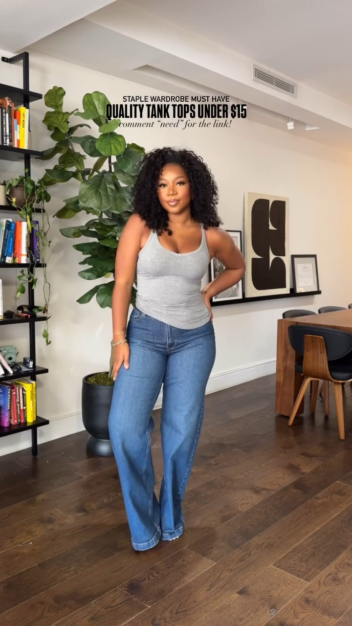 I am 5’9 | 200 lbs wearing a SMALL in the tank tops and a 10 TALL in the jeans for a snug fit that took some time to break in and be the perfect Jean!!! Sometimes it’s the little things you’re just not thinking about, but certainly NEED to!

#LTKStyleTip #LTKMidsize #LTKFindsUnder50