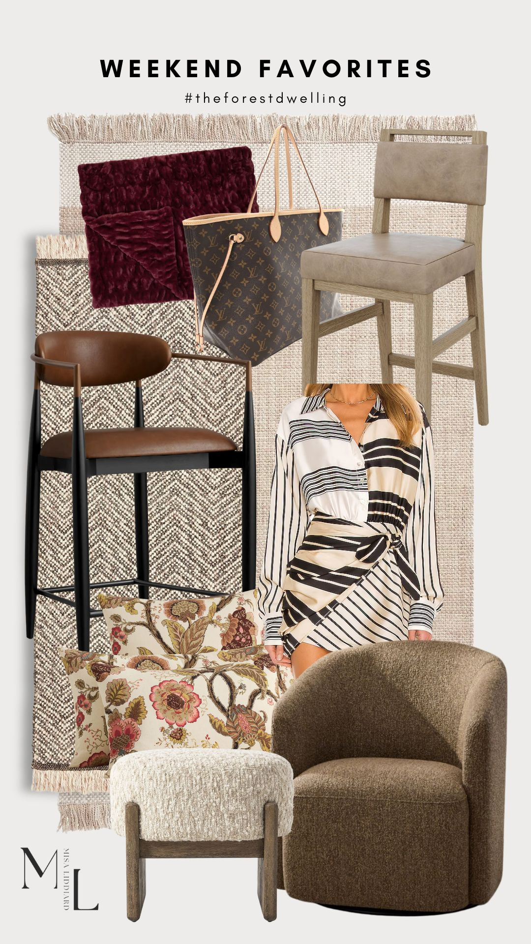 Sharing the top picks from the weekend! I've been considering new counter stools and both of these faux leather options are gorgeous. The Kamille mini dress is so flattering! The Wheatley runner is an all time fave. Quality is amazing. The hype is real on Lola Blankets. I'm obsessed! 

 #LTKdayinmylife #LTKSeasonal #LTKHome