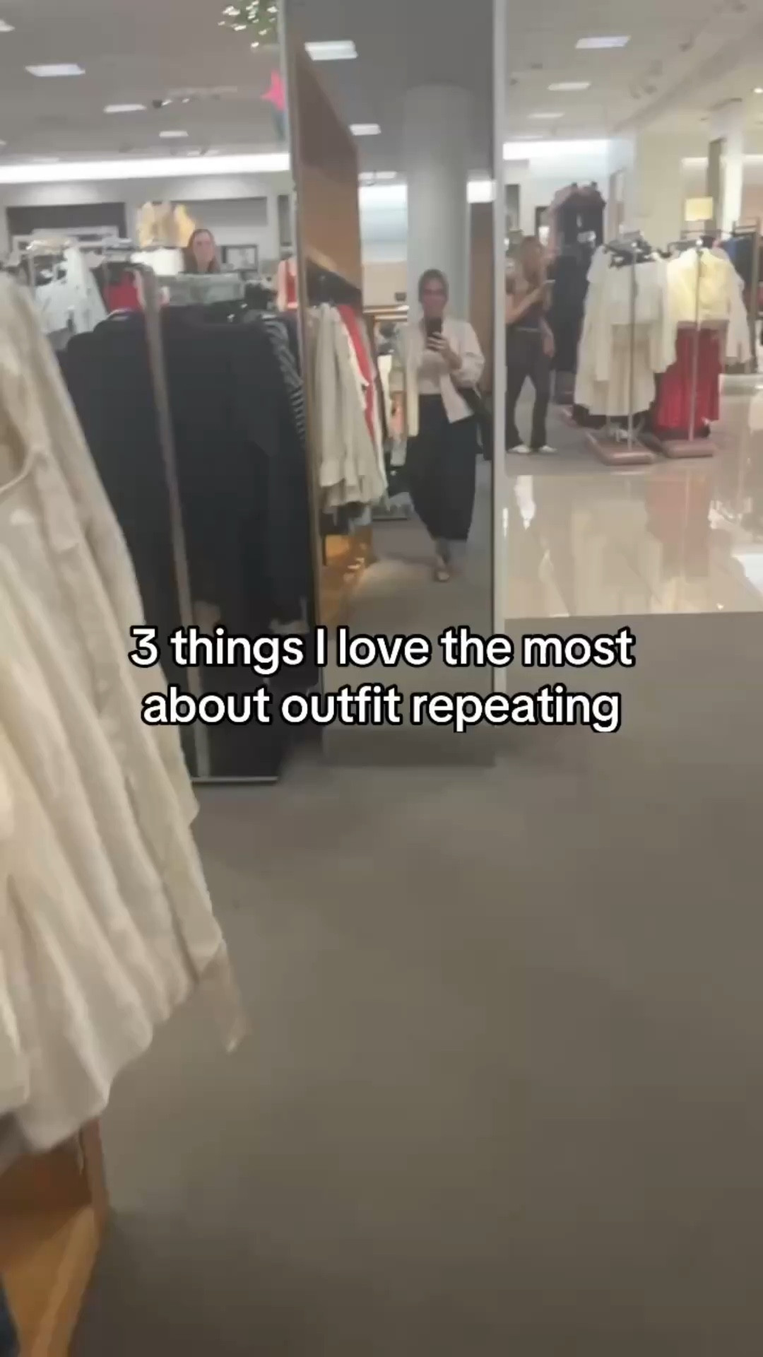 Outfit repeating is one of the most underrated style habits. The most stylish women aren’t constantly buying new clothes — they’re simply styling what they already own in different ways. 

1️⃣ It simplifies getting dressed. 
When you know certain outfit combinations work, you don’t have to reinvent the wheel every morning. 

2️⃣ It makes your wardrobe more versatile. 
Rewearing pieces in different combinations helps you get more value from what you already own. 

3️⃣ It encourages smarter shopping. 
When you repeat outfits, you naturally start buying pieces that mix and match better. 

Repeating outfits isn’t a fashion mistake — it’s actually a sign of a well-built wardrobe. 

✨ Save this reminder before your next shopping trip.