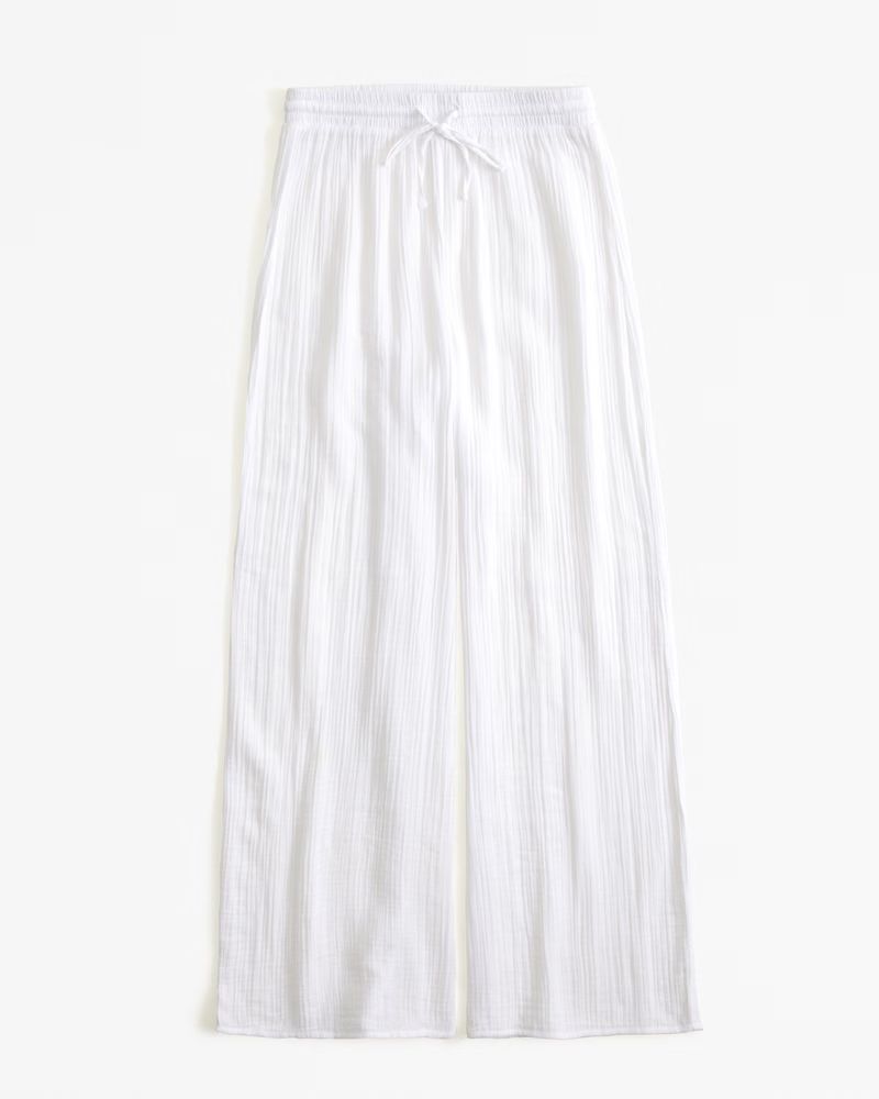 Gauzy Beach Coverup Pant | Abercrombie & Fitch (US)