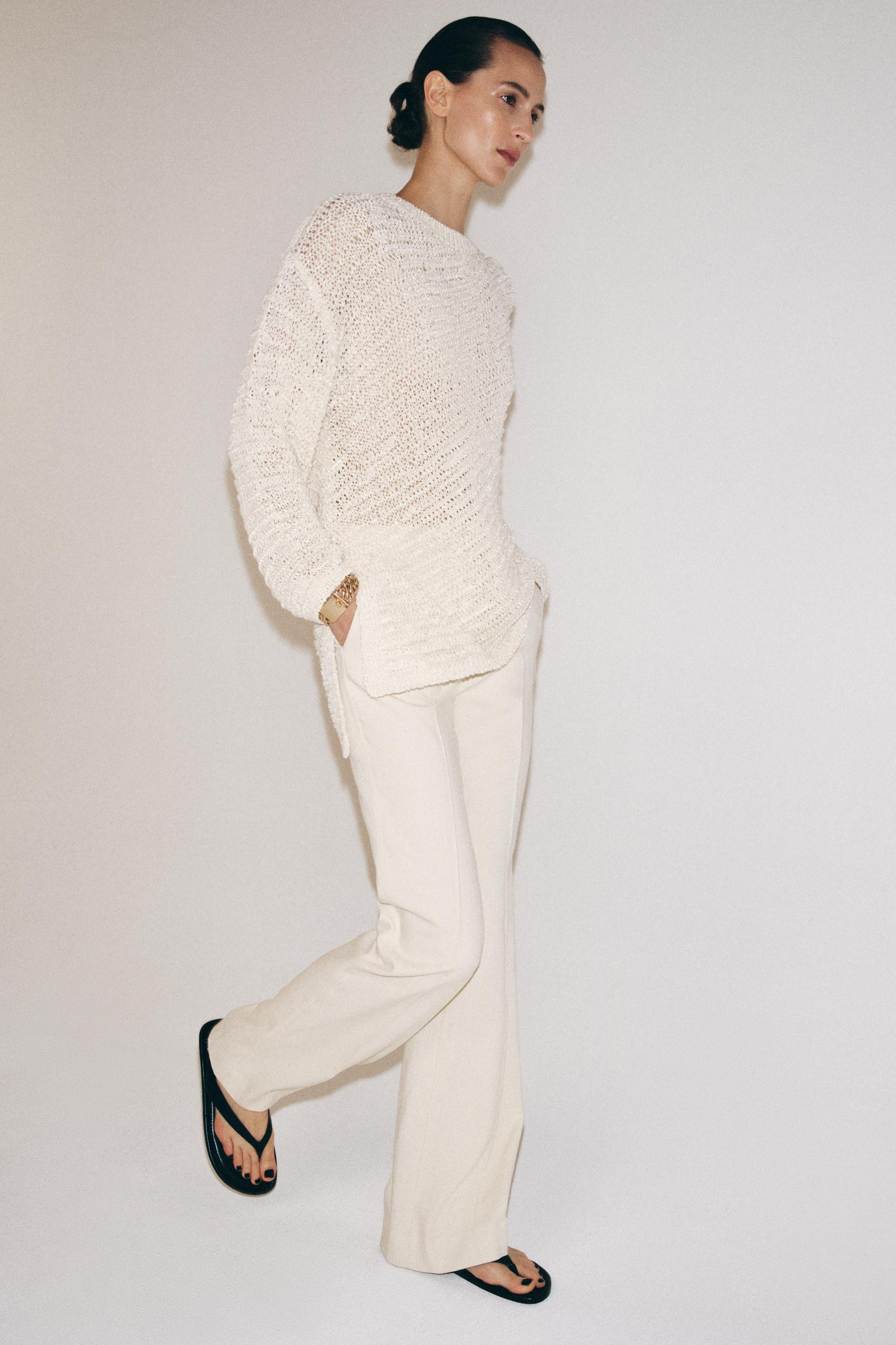 OVERSIZED ASYMMETRIC HEM JUMPER | Zara US