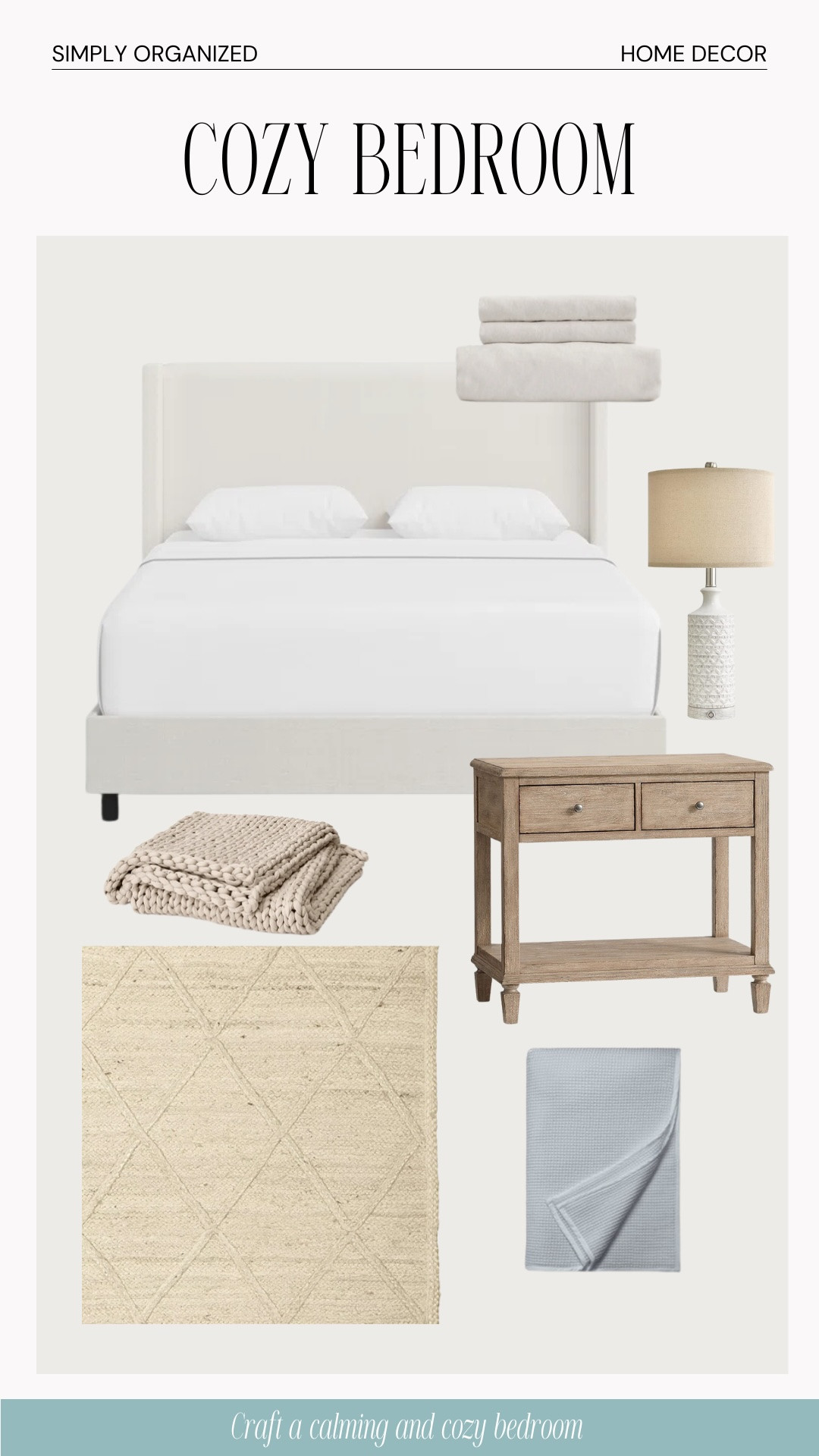 Cozy and comfortable transition from summer to fall bedroom! I love these muted, calming tones.  

 #LTKSeasonal #LTKHome #LTKFamily