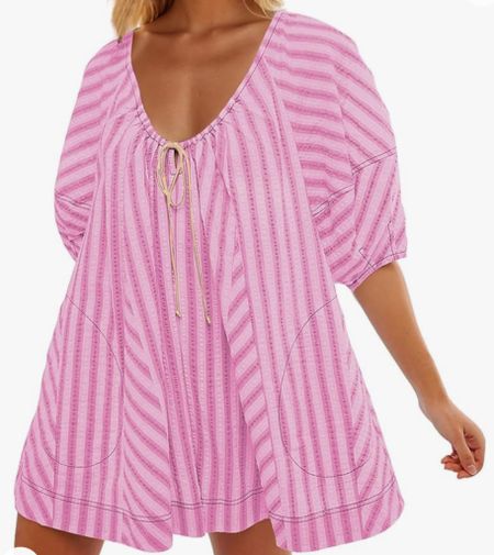 Free people inspired stripe dress will be a summer must have 

#LTKSaleAlert #LTKSeasonal #LTKFindsUnder50