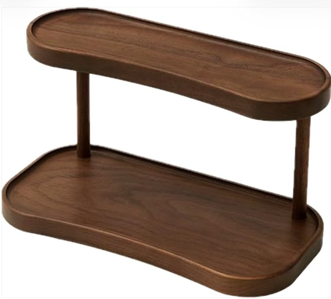 Bamboo Desktop Organizer Shelf – 2-Tier Wooden Storage Rack (12.5” x 6.5” x 7.5”) for Per... | Amazon (US)