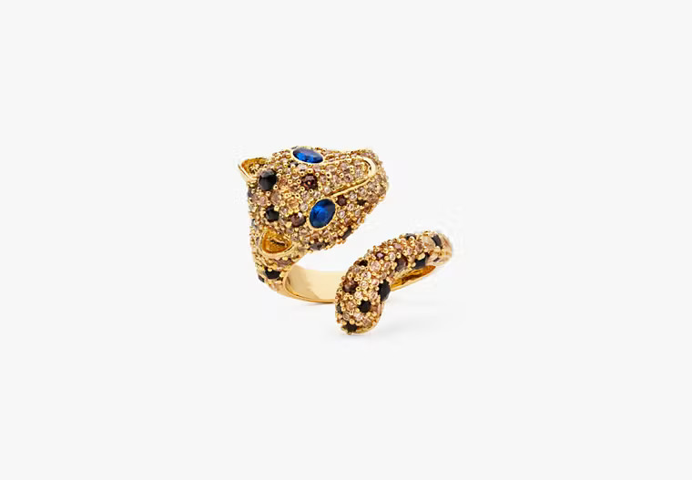 Fierce Leopard Wrap Ring | Kate Spade (US)