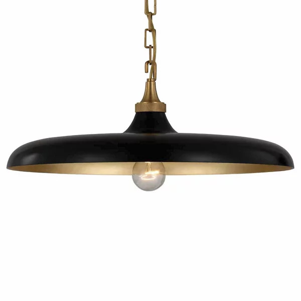 Piatto Pendant (Aged Iron/Antique Brass/Med)-OPEN BOX RETURN | Lumens