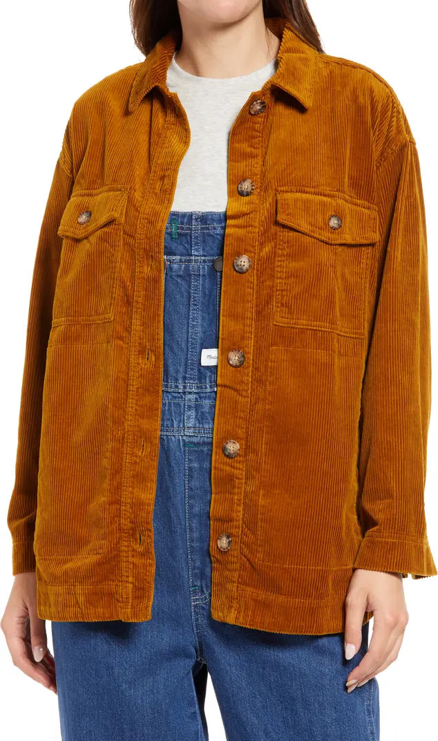 Yorkway Cotton Corduroy Shirt Jacket | Nordstrom