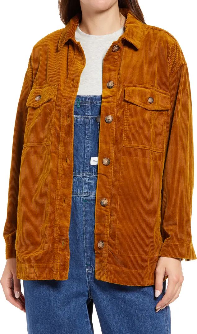 Yorkway Cotton Corduroy Shirt Jacket | Nordstrom