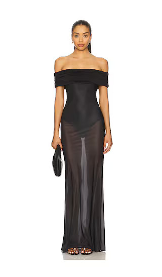 The Lucia Maxi Dress in Black | Revolve Clothing (Global)