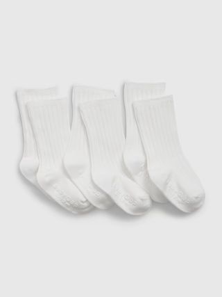 Baby First Favorites Organic Cotton Crew Socks (3-Pack) | Gap (US)