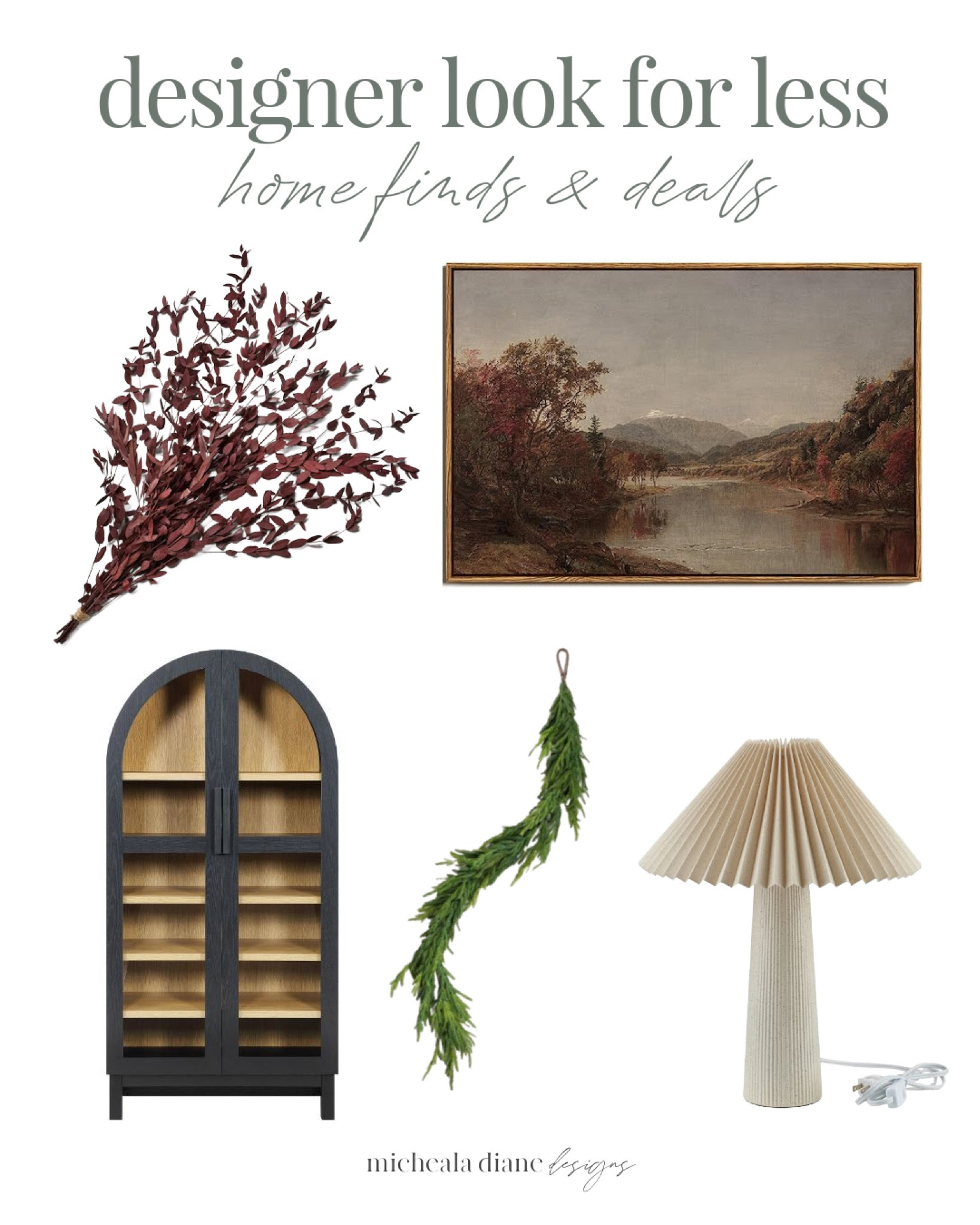 Home Finds and Deals! Fall stems, Fall Art, arched Cabinet, table lamp,  Christmas garland! 

#LTKSaleAlert #LTKSeasonal #LTKHome