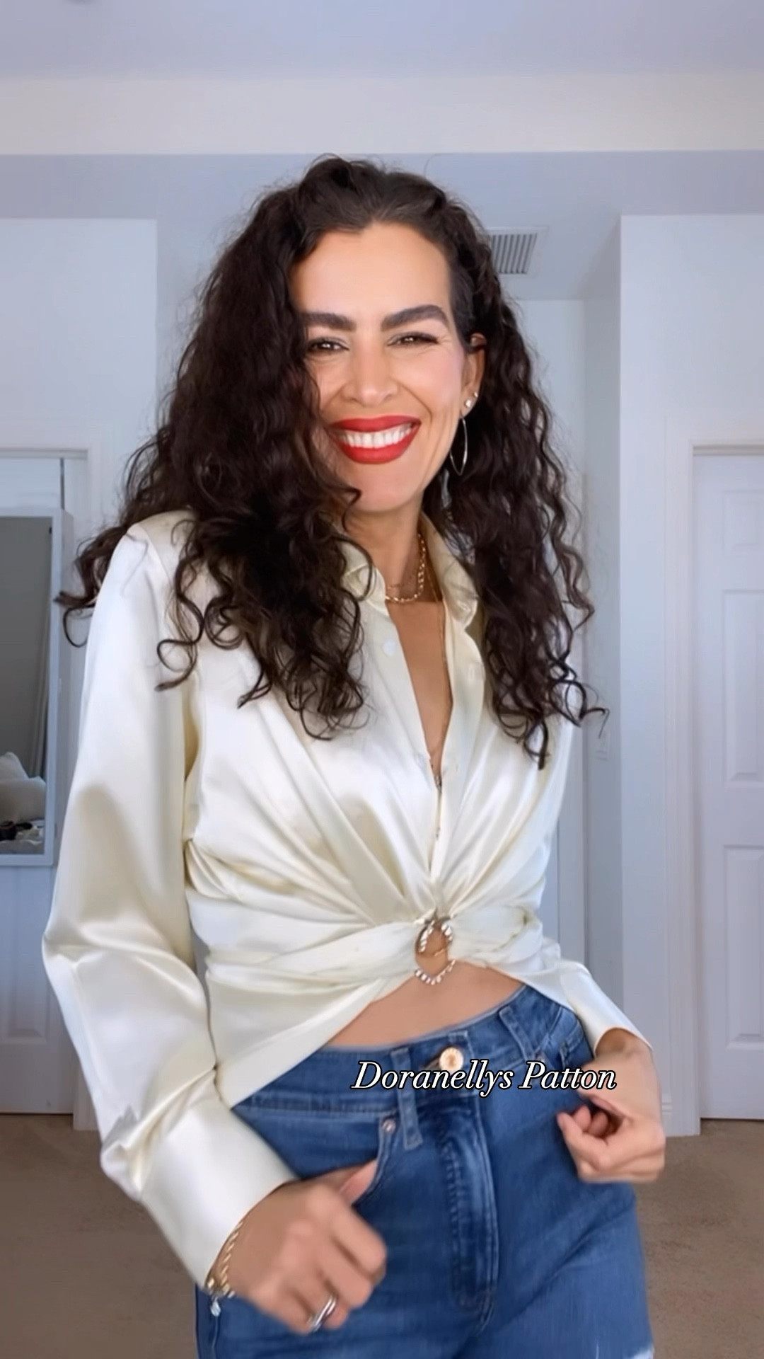 Size M in the shirt! Adding similar jeans. Lipstick is feels so grand. Size s in bralette.

 I am 5’7” | 126 pounds 

#LTKVideo #LTKSeasonal #LTKBeauty