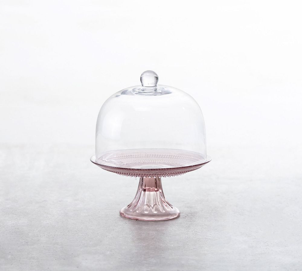 Jupiter Beaded Glass Cake Stand | Pottery Barn (US)