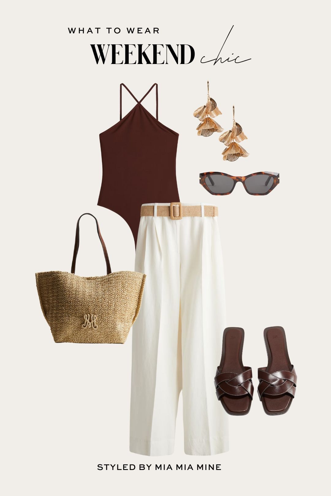 Weekend outfit ideas / spring outfit under $100
H&M halter top
H&M belted linen pants
H&M straw bag
H&M sandals 

#LTKTravel #LTKFindsUnder100 #LTKFindsUnder50