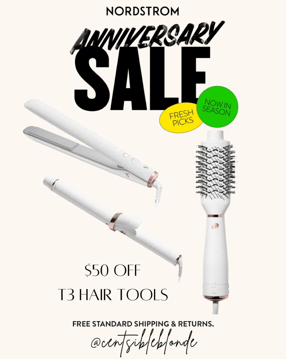 Hot tools
Hair tools
T3 straightener 
T3 curler
Blow dryer brush
Nordstrom sale 
Wand curler 
Heat tools
Hair care 

#LTKBeauty #LTKFindsUnder100 #LTKxNSale