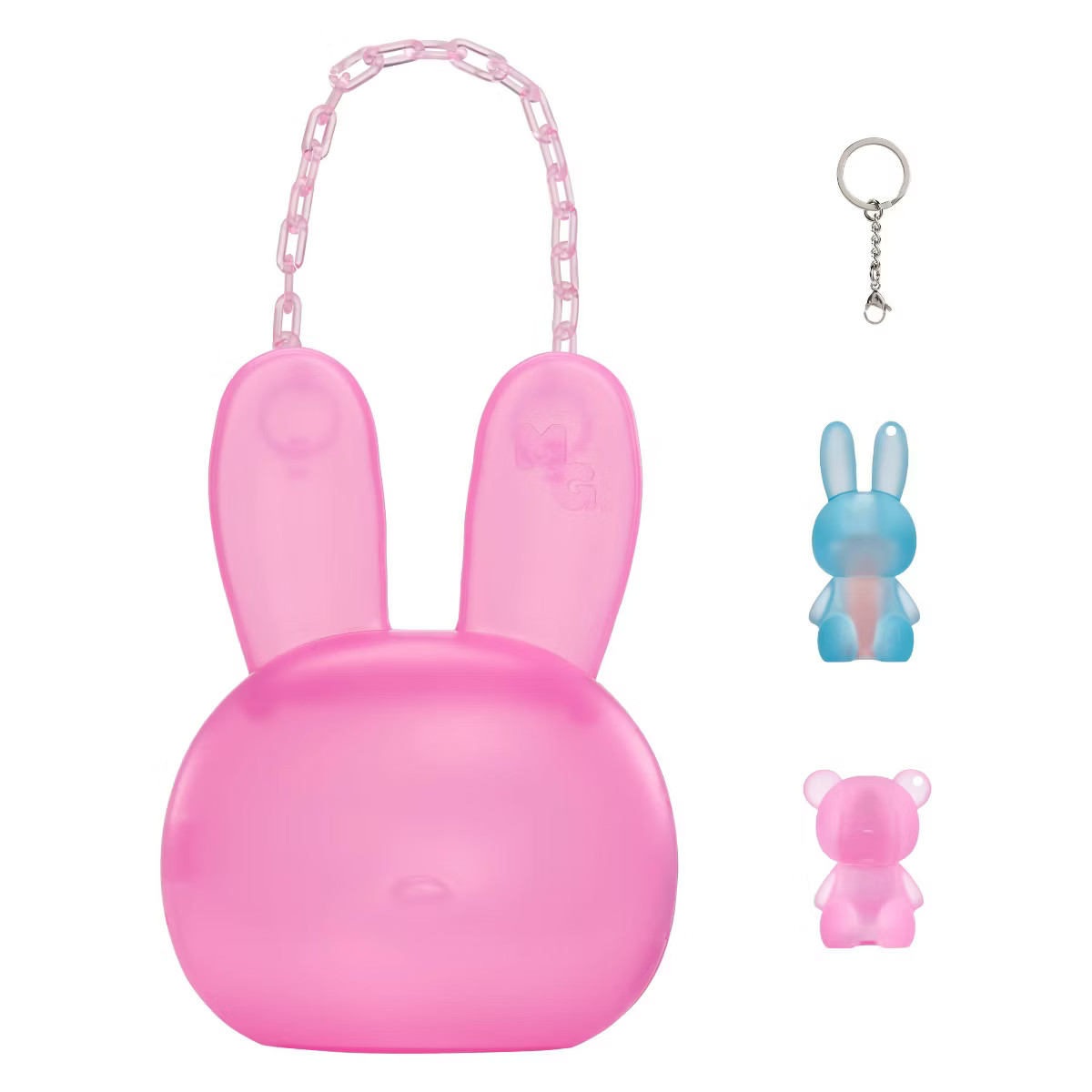Mini Glam Purse with Cosmetic Bunny - Berry | Target