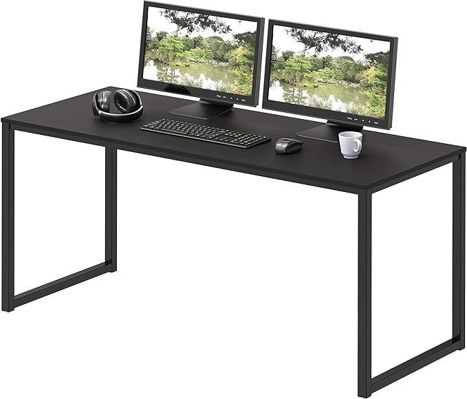 SHW Home Office 48-Inch Computer Desk, Black | Amazon (US)