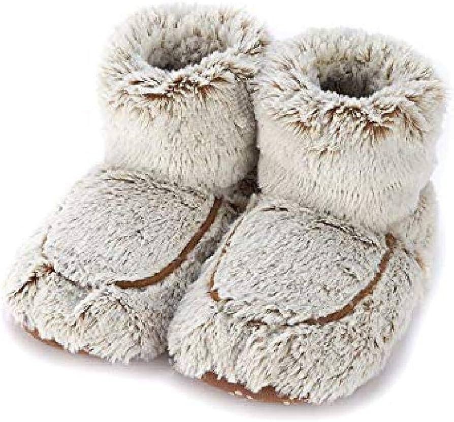 warmies Microwaveable House Slipper Boots for Women - Womens Shoe Sizes 6-10 - Comfy, Soft & Fuzz... | Amazon (US)