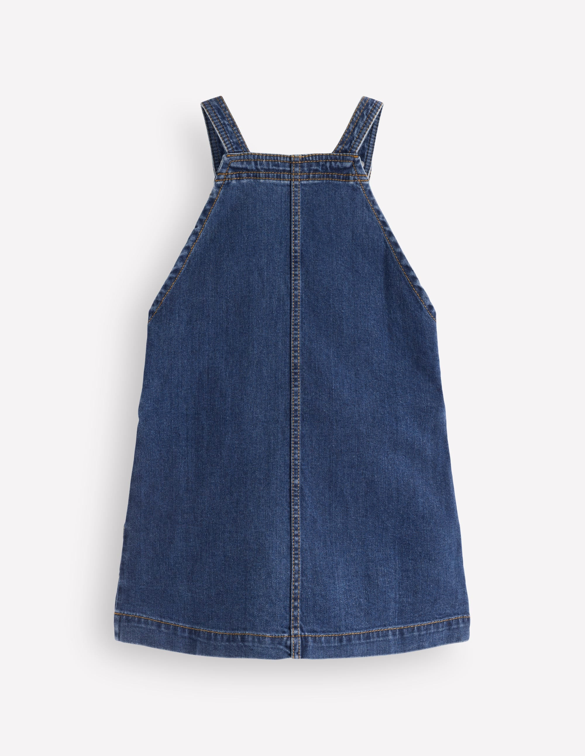 Adeline A-line Overalls Dress-Plain Denim | Boden (US)