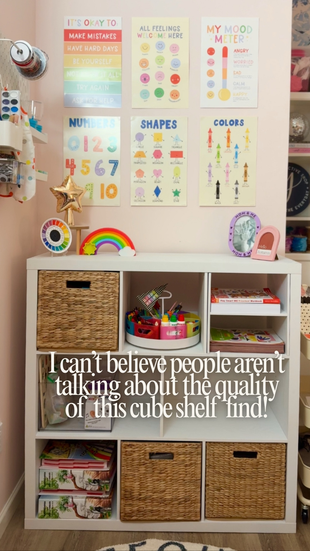 This cube shelving unit is not talked about enough! I’m still working on organizing it, but the quality is absolutely insane. And you can purchase so many different accessories with it! Perfect for home organization!

#LTKFallSale #LTKFamily #LTKHome