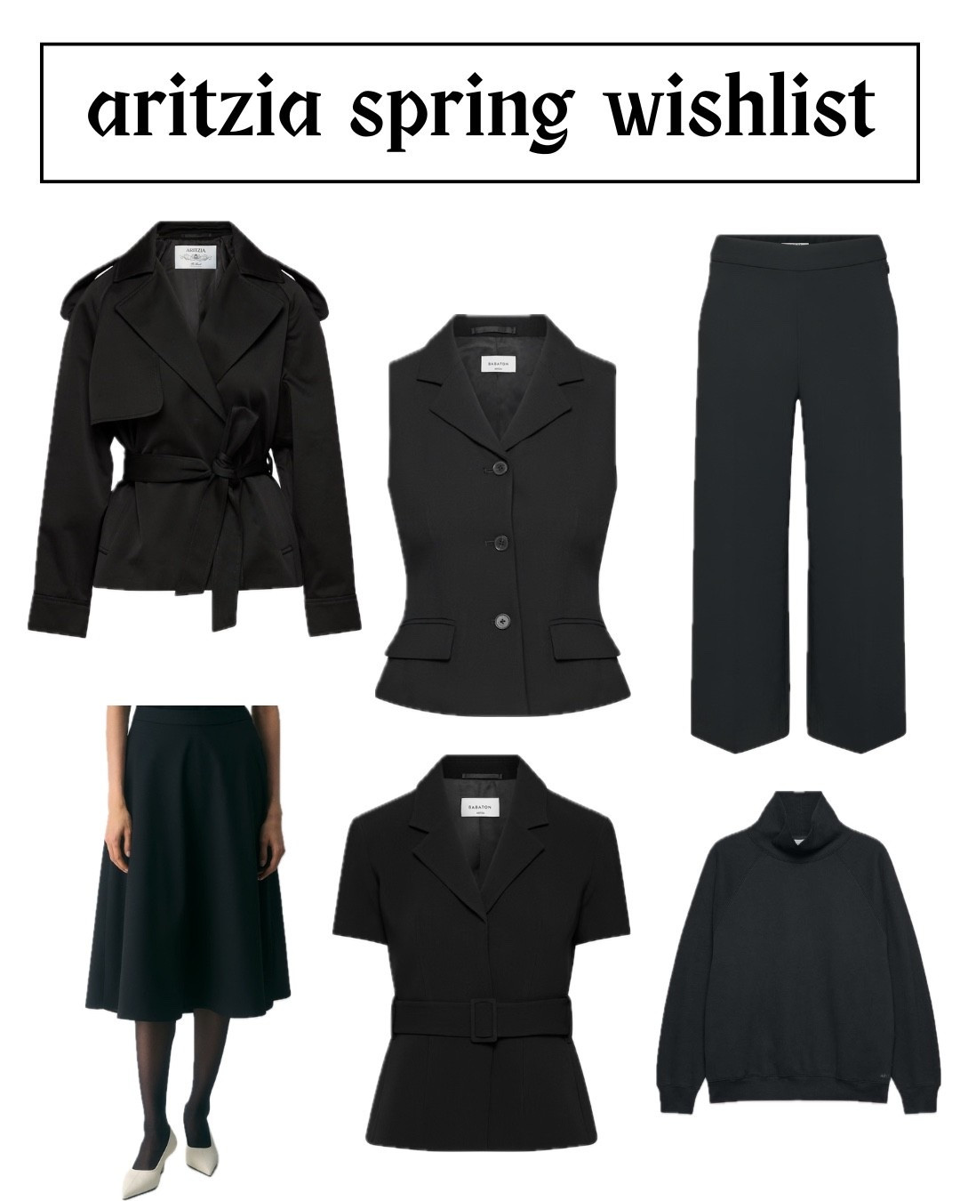 aritzia pre-spring 2026 items i’m eyeing….adding to cart immediately

all black style, all black office outfit, work style, aritzia style, aritzia outfits, corporate goth, alternative style, corporate style, all black outfit inspo,

#LTKWorkwear #LTKootd #LTKSeasonal