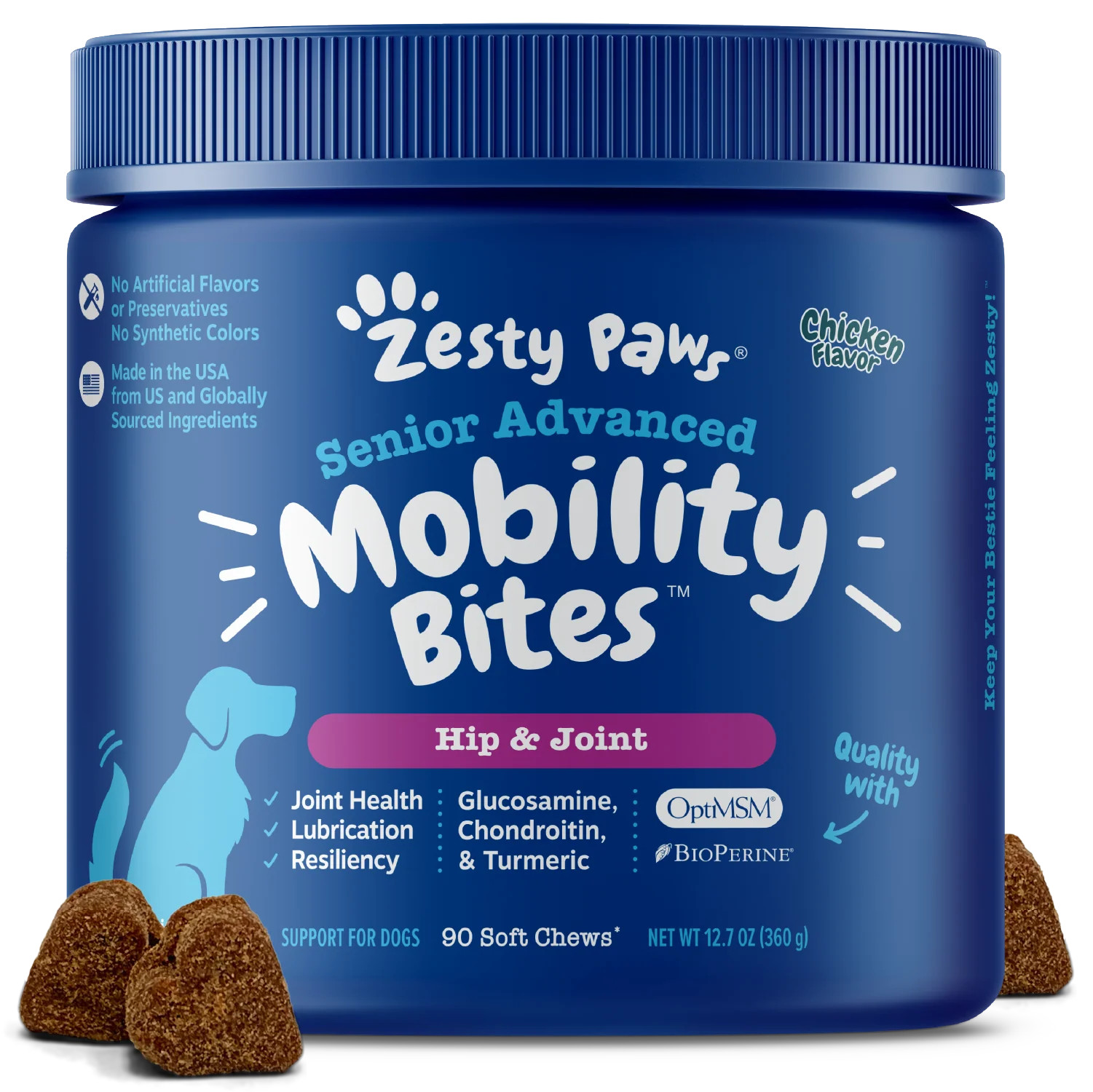Senior Advanced Mobility Bites™ for Senior Dogs | Zesty Paws