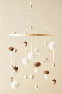 Lamm Handmade Mushroom Mobile | Anthropologie (US)