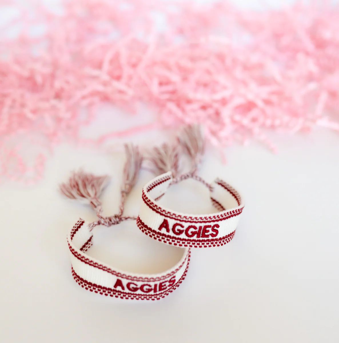 Aggies Tassel Bracelet | Beaded Blondes